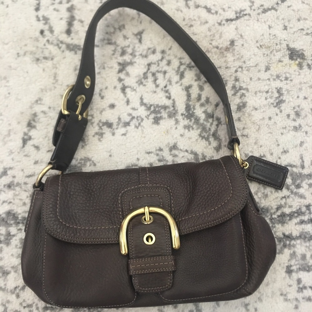 Awesome Condition Leather Buckle Shoulder Bag